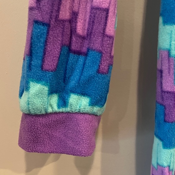 Fortnite Loot Llama Purple Blue Hooded Onesie Pajamas Kids Size 14/16 NWOT - Picture 8 of 10